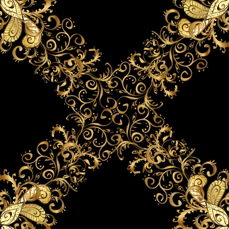 Abstract beautiful background, royal, damask ornament.のイラスト素材