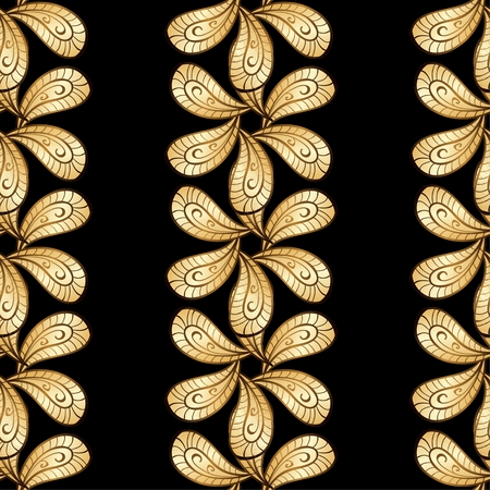 Abstract beautiful background, royal, damask ornament, vintage, rich seamless pattern, luxury, artistic vector wallpaper, floral, oldest style fashioned arabesque fabric for decoration and designのイラスト素材