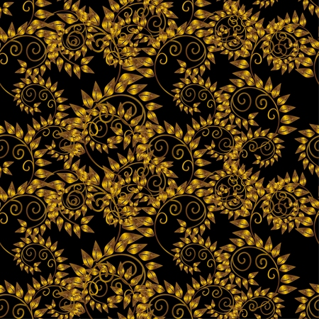 Abstract beautiful background, royal, damask ornament, vintage, rich seamless pattern, luxury, artistic vector wallpaper, floral, oldest style fashioned arabesque fabric for decoration and designのイラスト素材