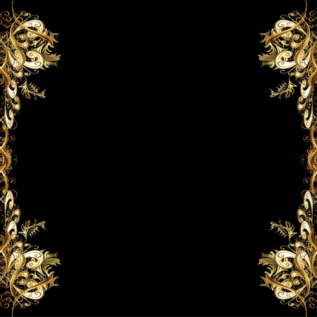 Abstract beautiful background, royal, damask ornament, vintage, rich seamless pattern, luxury, artistic vector wallpaper, floral, oldest style fashioned arabesque fabric for decoration and designのイラスト素材