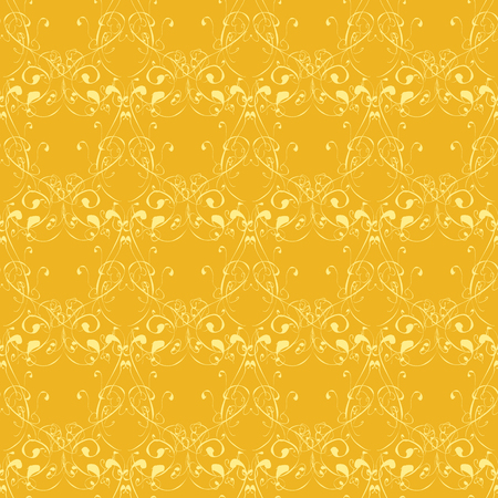 Vector illustration with yellow abstract background. Vintage.のイラスト素材