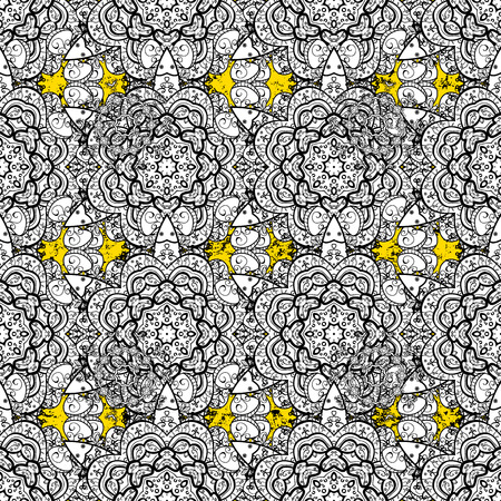 Pattern oriental ornament. Islamic design. White pattern on background with white elements. Floral tiles. Vector white textile print.のイラスト素材