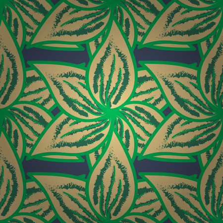 Seamless pattern with many small blue flowers. Seamless floral pattern. Vector abstract floral background.のイラスト素材