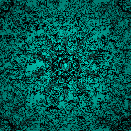 Vector background. Pattern floral pattern. Sketch baroque, damask. Graphic modern pattern.のイラスト素材