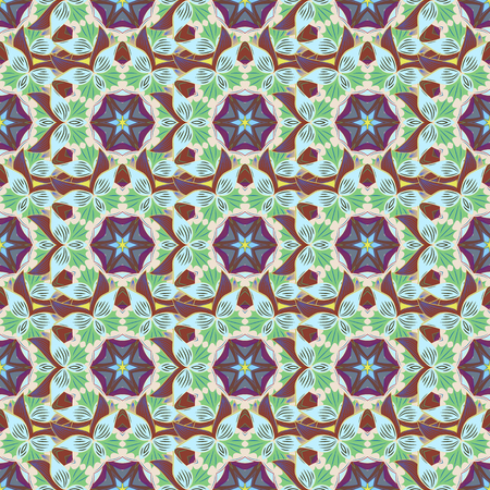 For invitation card, scrapbook, banner, postcard, tattoo, yoga, boho, magic, carpet, tile or lace. Decorative vector ornate colored mandala icon for card, colored Mandala on a colorful background.のイラスト素材