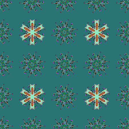 A Seamless pattern with many small pink flowers. Seamless floral pattern. Vector abstract floral background.のイラスト素材