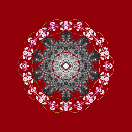 Snowflakes. Vector illustration. Holiday design for Christmas and New Year fashion prints. Christmas pattern with snowflakes abstract background. Background.のイラスト素材