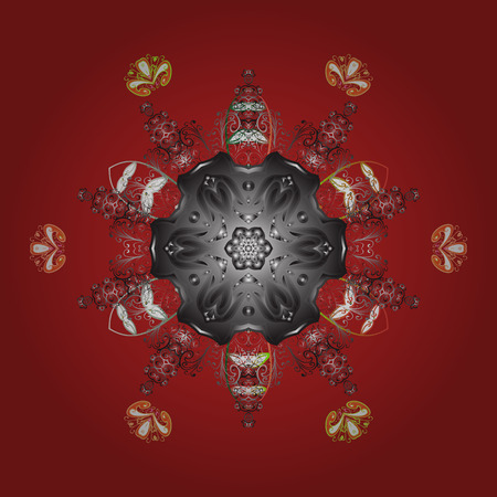 Snowflakes. Holiday design for Christmas and New Year fashion prints. Vector illustration. Background. Christmas pattern with snowflakes abstract background.のイラスト素材