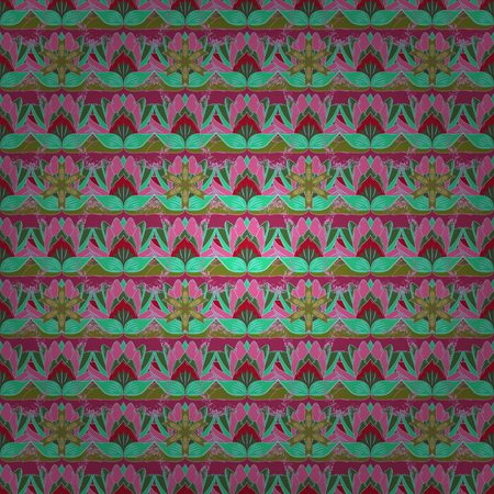 Seamless vector pattern. Nice fabric pattern. Floral background.のイラスト素材