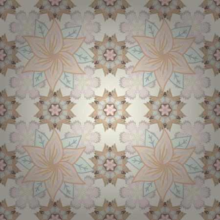 Floral seamless pattern vector illustration.のイラスト素材