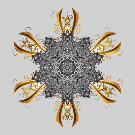 Snowflake background. Vector christmas abstract colorful background with falling snowflake. Vector illustration.のイラスト素材