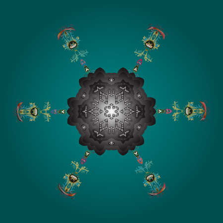 Symbol of winter, Merry Christmas holiday, Happy New Year celebration.のイラスト素材