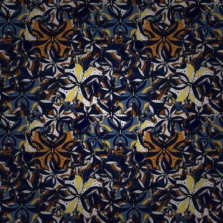 Creative vector background with butterfly, wings, neon color. Fashion style. Abstract seamless butterfly pattern for girls, boys, clothes, sketch. Funny butterfly pattern for textile and fabric.のイラスト素材