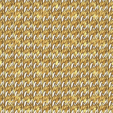 Traditional classic vector golden seamless pattern. Seamless oriental ornament in the style of...