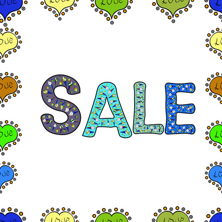 Advertising background on white colors.のイラスト素材