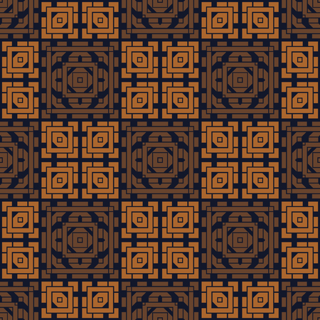 Asian look square geometric seamless pattern, abstract colorful background, texture.のイラスト素材