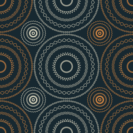 Vibrant circular large scale seamless pattern, abstract colorful background, texture.のイラスト素材