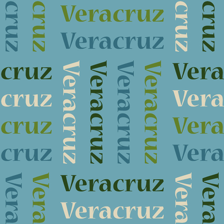 Veracruz, Mexico seamless patternのイラスト素材