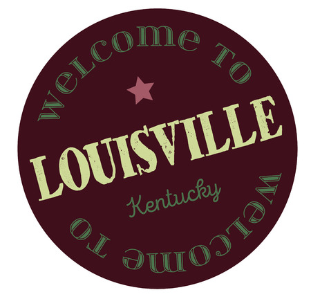 Welcome to Louisville Kentuckyのイラスト素材