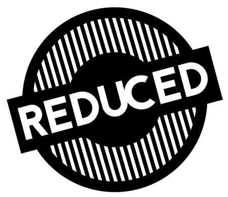 Reduced typographic stamp. Black circular stamp series.のイラスト素材