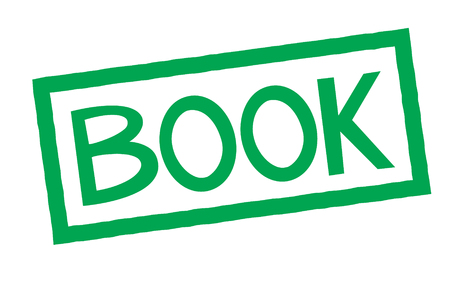 book stamp on white background. Sign, label stickerのイラスト素材