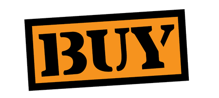buy stamp on white background. Sign, label stickerのイラスト素材