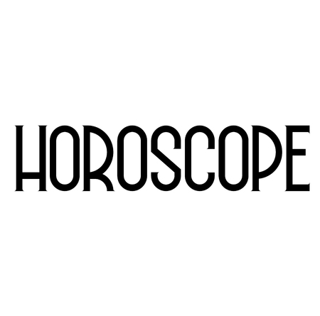 horoscope label illustrationのイラスト素材