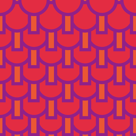 Abstract bold circular pattern. Geometric style Flat illustrationのイラスト素材