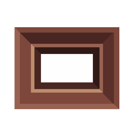 Frame flat illustrationのイラスト素材