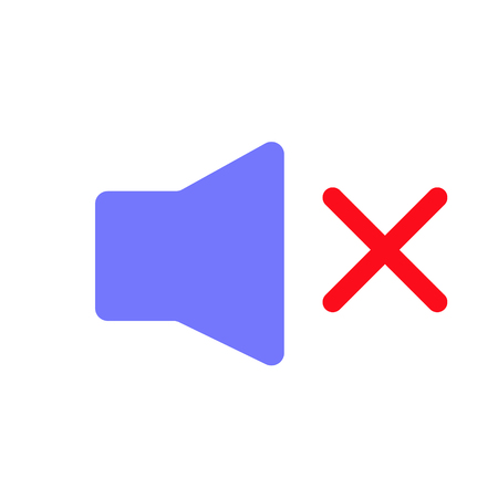 No sound iconのイラスト素材