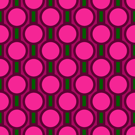 Abstract bold circular pattern. Geometric style. Flat illustrationのイラスト素材