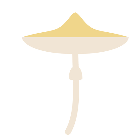 toadstool flat illustration Wild life plants and animals seriesのイラスト素材