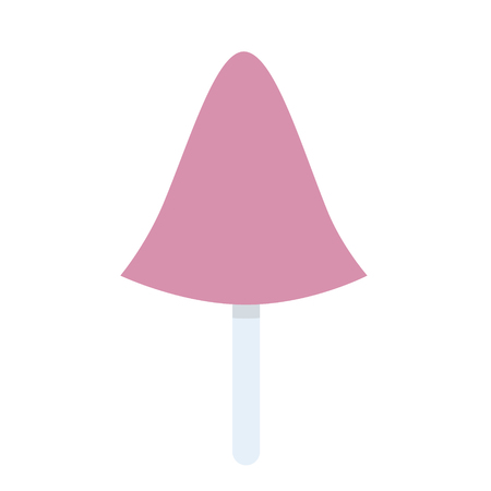 toadstool flat illustration Wild life plants and animals seriesのイラスト素材