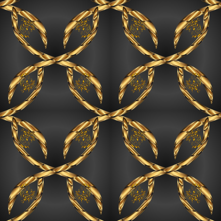 Pattern. Beige, brown and gray on colors. Seamless Abstract Retro Background Design. Tender fabric pattern. Vector.のイラスト素材