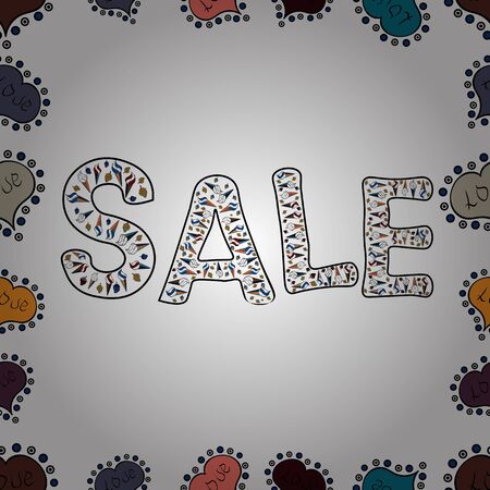 abstract colourful pictures nice beautiful and cute compositionのイラスト素材