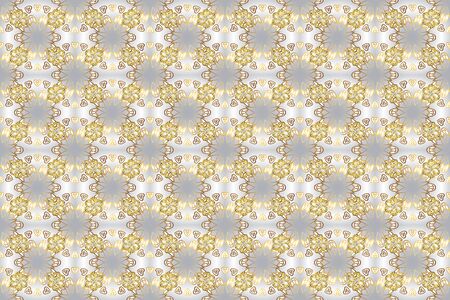 Tender fabric pattern. Flat elements. Doodles gray and neutral on colors. Print. Raster. Design.の写真素材