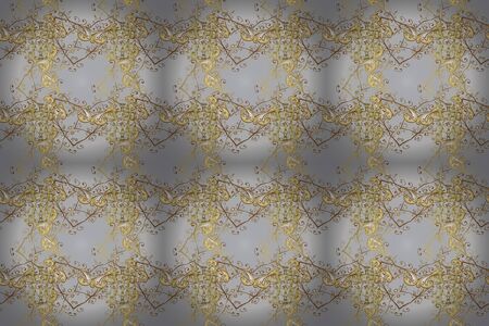 Doodles gray and neutral on colors. Raster. Print. Fashionable fabric pattern.