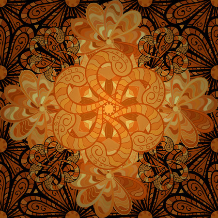 Small colorful flowers. Motley illustration. Vector cute pattern in small flower. Spring floral background with flowers. The elegant template for fashion prints.のイラスト素材