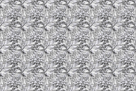 Raster floral pattern in doodle style with flowers. Raster illustration. Gentle, summer floral on...