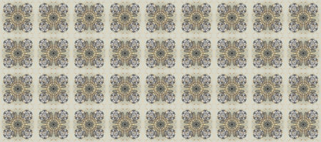 Abstract wallpaper, wrapping decoration. Raster golden pattern on gray, neutral, beige colors....