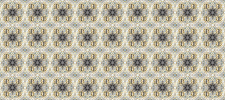 Seamless oriental classic golden pattern. Raster abstract background with golden repeating elements...