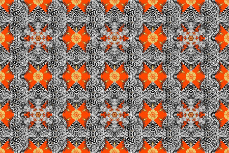 Raster pattern. Seamless floral pattern with flowers, watercolor. Nice Floral pattern in the small flower.の写真素材