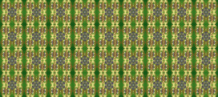 Seamless floral pattern. Seamless raster background. Graphic modern seamless pattern on green and...