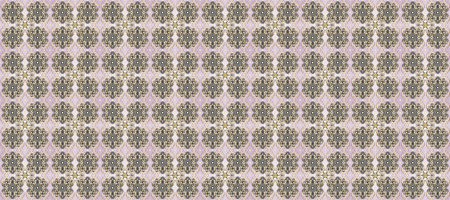 Damask background. Golden floral seamless pattern. Golden element on a neutral, gray and beige...