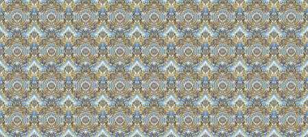 Seamless damask pattern background for wallpaper design in the style of Baroque. Golden pattern on...