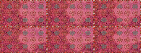 Elegant, bright and seamless pink and red flower pattern design. It can be used on mug prints, baby...