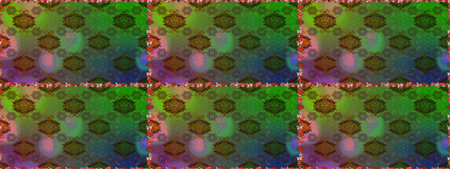 Flat Flower Elements Design. Seamless Floral Pattern in Raster illustration. Beautiful fabric...
