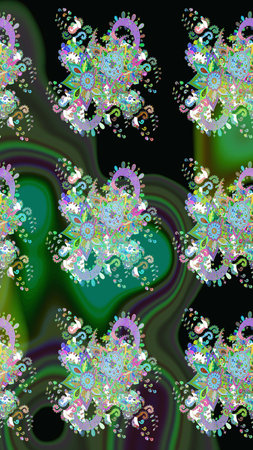 Floral sweet sketch background for textile, fabric, covers, wallpapers, print, wrap, scrapbooking,...