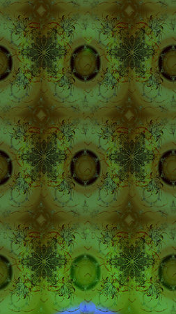 Best for wrapping paper. Raster sketch pattern with green tulip flowers. Can be used as greeting or...