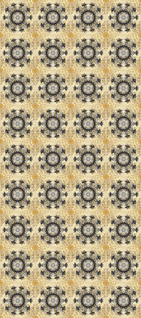Damask seamless ornament. Traditional raster and golden pattern. Classic oriental pattern over...